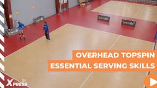 THE OVERHEAD TOPSPIN SERVE [upl. by Ruhtracm773]