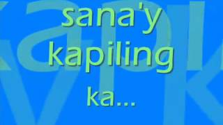 Sanay Kapiling Ka Lyrics by Jolina Magdangal YouTube [upl. by Gievlos]