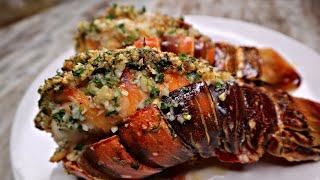 Garlic Butter Lobster Tail Super Easy Baked Lobster Tail Recipe Lobster Tail Recipe [upl. by Arahs492]