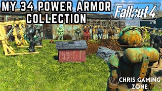 FALLOUT 4 POWER ARMOR COLLECTION FROM CHRIS GAMING ZONE [upl. by Emlyn295]