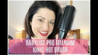 BABYLISS PRO TITANIUM EXPRESSION IONIC HOT BRUSH  QVC [upl. by Dayna]