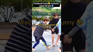 Vminkook Funny🤣🤣 moments wait for end shorts btsshorts vminkook trendingshorts ytshorts [upl. by Eriuqs809]