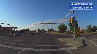 Okotoks Alberta City Drive Through [upl. by Anitsyrc]