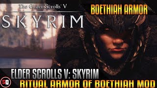 The Elder Scrolls V Skyrim  Ritual Armor Of Boethiah Mod [upl. by Eixam]