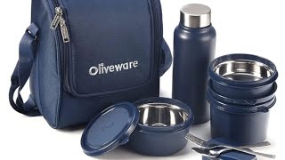 OLIVEWARE Teso Pro Lunch Box  Just in ₹829 Microwave Safe  olive lunchbox tiffinbox microwave [upl. by Inhoj]