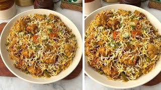 Veg Dum Biryani Recipe  वेज बिरयानी  Restaurant Style Veg Biryani  Lunch Recipes [upl. by Ellebasi]