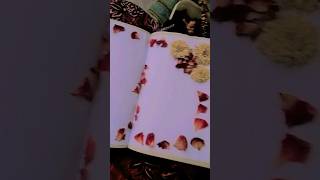 Diary DIY crafts with flowers art love diy diycrafts [upl. by Zacharia]