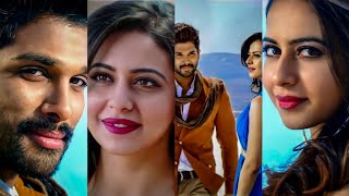 Telusa Telusa❤️ Allu Arjun Rakul Preet  Sarrainodu  BunnyPreet 🥰  WhatsApp Status  Full Screen [upl. by Eedeed436]