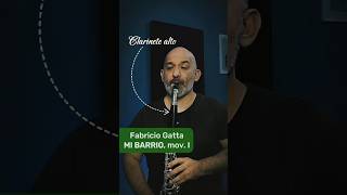 F Gatta Banfield for alto clarinet and string orchestra Practice at home Marco Mazzini [upl. by Hubble]