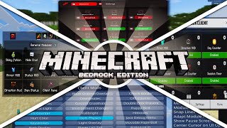 TOP 5 BEST CLIENTS For Minecraft Bedrock Edition 120 Pocket Edition Xbox Windows 11 PS5 [upl. by Dessma]