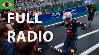 Max Verstappen FULL RACE RADIO Brazilian Grand Prix 2024 [upl. by Eilojne]