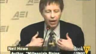 Neil Howe and Mark Bauerlein Debate on Millennials on CSPAN2  2008 [upl. by Kort445]