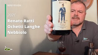 Wine Review Renato Ratti Ochetti Langhe Nebbiolo 2021 [upl. by Ahseela]