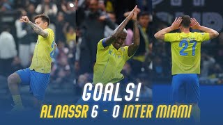 أهداف مباراة النصر 6  0 إنتر ميامي  كأس موسم الرياض 🏆💛💙  Al Nassr 6 Vs 0 Inter Miami Goals [upl. by Jacinta703]