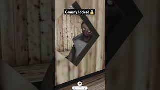 Granny Locked in horror house granny gaming horrorgaming shorts [upl. by Akema545]