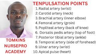 10 PULSATION POINTS MADE EASY—Where can i feel my pulse [upl. by Aidekal]