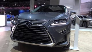 2018 Lexus RX 350L  Exterior And Interior Walkaround  LA Auto Show 2017 [upl. by Ihsorih]