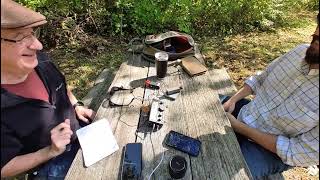 POTA with Jack at Kiser Lake some DX on 10m Parks on the Air Activation CW Ham Radio Morse Code [upl. by Nadbus883]