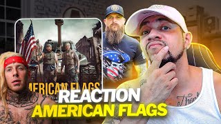 THIS IS AMERICA B Tom MacDonald amp Adam Calhoun  American Flags REACTION [upl. by Sly]