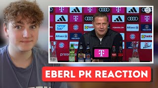 Max Eberl Vorstellungs PK beim FC Bayern Macht er alles besser Seine Ziele FC Bayern Reaktion [upl. by Roderica]