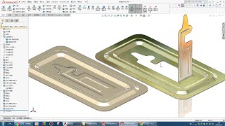 Sheet metal mosquito coil holder drawn with SolidWorks [upl. by Kendyl]