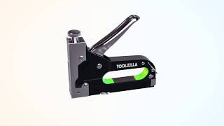 TOOLZILLA® TZ31PRO Staple Gun Instructional Video How To Use A Staple Gun [upl. by Refeinnej163]