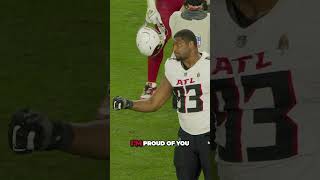 Calais Campbell Receives Heartwarming Support from Former Teammates atlantafalcons nfl riseup [upl. by Zanahs]