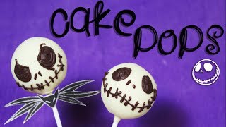 ➾ Como Hacer Cake Pops ✝ SIN BETUN  de Jack skellington ☠  Miranda Ibañez [upl. by Eitsyrhc]