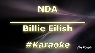 Billie Eilish  NDA Karaoke [upl. by Auhesoj378]