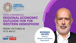 Press Briefing Regional Economic Outlook for the Americas October 2024 [upl. by Herra]