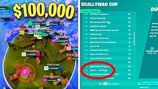 My FIRST Time in a 100000 Fortnite Tournament [upl. by Nyraa]