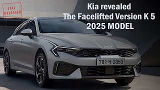 2025 Kia K5 Facelift Gets New Lights And Curved Screens [upl. by Ramso6]