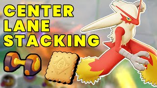 Stacking Center Lane is Scary  Pokémon Unite Blaziken Gameplay [upl. by Ivar]