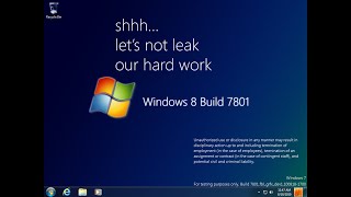 Taking a look at Windows 8 Build 7801 [upl. by Adyan]