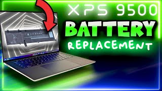 DIY Battery Replacement  Dell XPS 9500 [upl. by Honeyman]