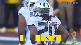 1 Oregon  Michigan 2024 Oregon Ducks highlights 💚🦆🏈 [upl. by Annwahs]