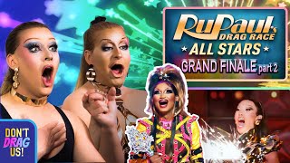 RuPauls Drag Race ALL STARS 9 quotGRAND FINALEquot Part 2 REACTION  Dont DRAG Us [upl. by Yrellam384]