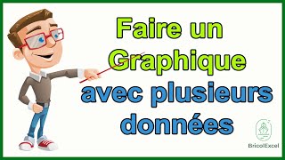 Comment faire un graphique avec plusieurs données sur Excel [upl. by Ocir]