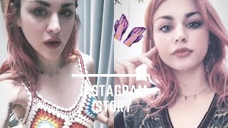 Frances Bean Cobain  Instagram Story  All Videos April 2018 [upl. by Haras]