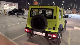 Jimny GLX 2022 Kenitc Yellow Unboxing in Dubai [upl. by Eirffej360]