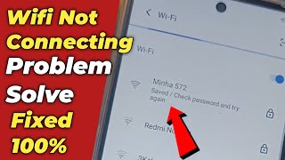 Wifi not connecting on android  Wifi Connected But No Internet Access Android [upl. by Sunshine]