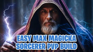 SUPER EASY 60K MAX MAGICKA SORCERER  PVP BUILD  ELDER SCROLLS ONLINE  GOLD ROAD [upl. by Talia]