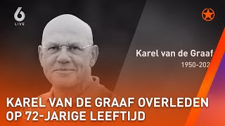 Voormalig WIE IS DE MOLpresenator KAREL VAN DE GRAAF overleden  SHOWNIEUWS [upl. by Ardiedak]