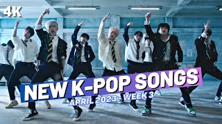 NEW KPOP SONGS  APRIL 2023 WEEK 3 [upl. by Tenn873]