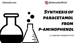 Synthesis of Paracetamol from pAminophenol l Medicinal Chemistry l Labmonk [upl. by Marquita]