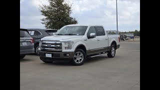 2015 Ford F150 Lariat 2WD SuperCrew 145 TX Rockwall Plano Garland Mesquite Greenville [upl. by Montgomery]