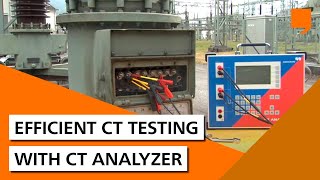 Efficient current transformer testing with OMICRON CT Analyzer [upl. by Carolus]