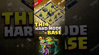 INSANE TH14 War BASE for HARD MODE⚒️clashofclans th14 cocbases th14base th14warbaselink coc [upl. by Hills]