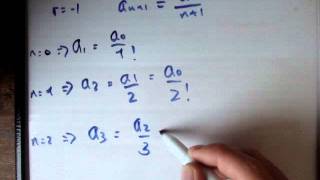 Differential Equations 15 b  Frobenius Method Example 1 Part 2 [upl. by Kinnard213]