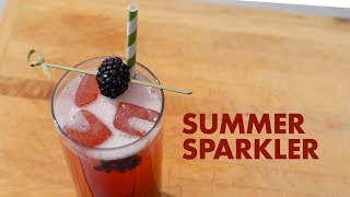 Summer Sparkler Cocktail Recipe with BACARDI® Mixers [upl. by Fritze]